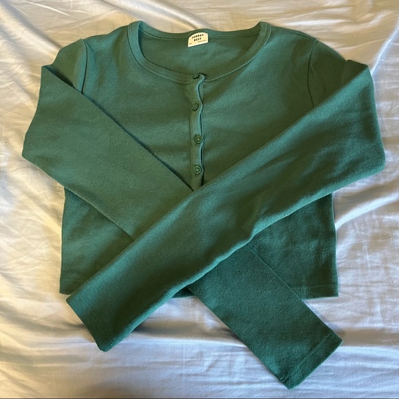Aritzia sunday best apple long sleeve top - Picture 6 of 9